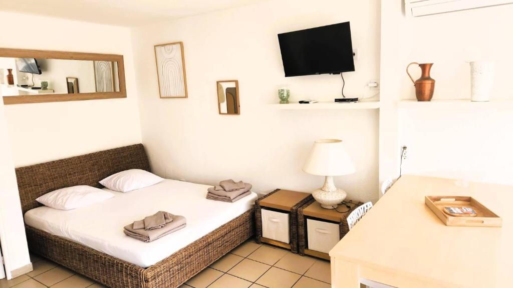 308 Héliopolis C studio 2 4 Pers très grande terrasse à 2 pas de la plage - 5