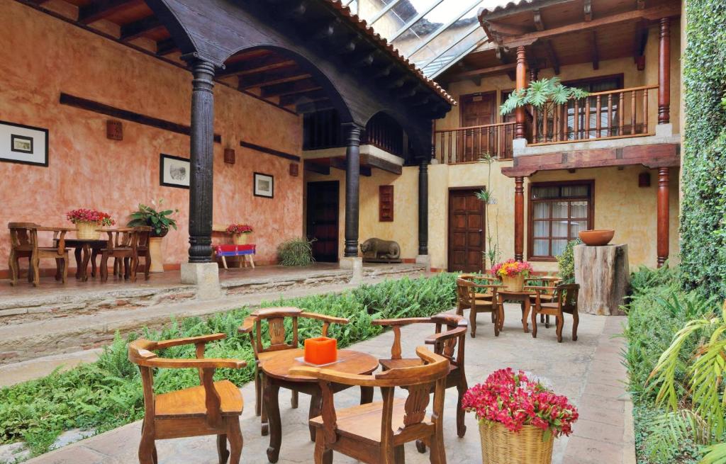 Garden, Hotel Casavieja in San Cristobal De Las Casas