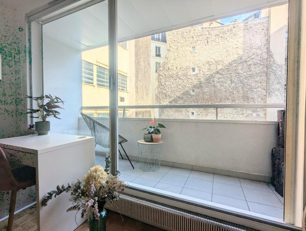 Grand studio calme balcon - 5