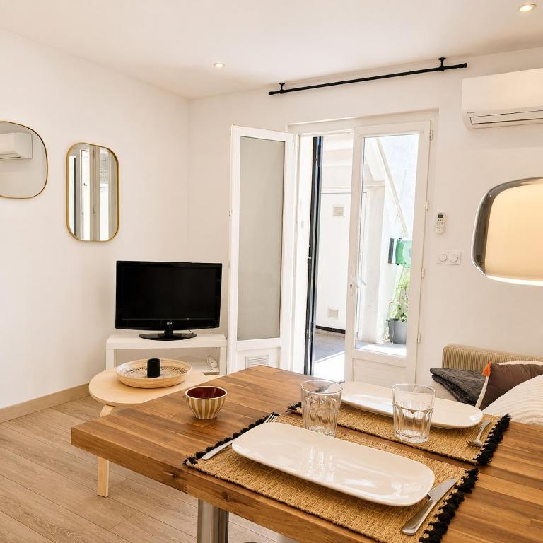 L'Ecrin de Canet Plage , Climatisé , Parking , Terrasse , Plage à 2 min à Pieds - 5
