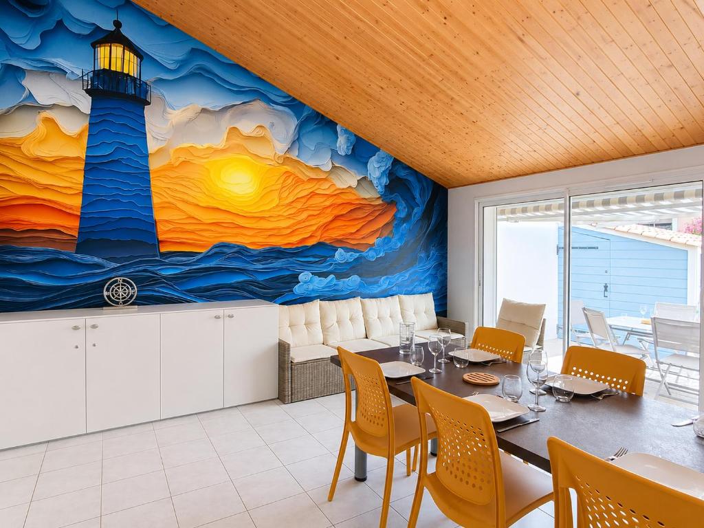 Maison 6 pers, Plage à 150 m, Terrasse, Garage, Wi-Fi & Douchette Extérieure - 5