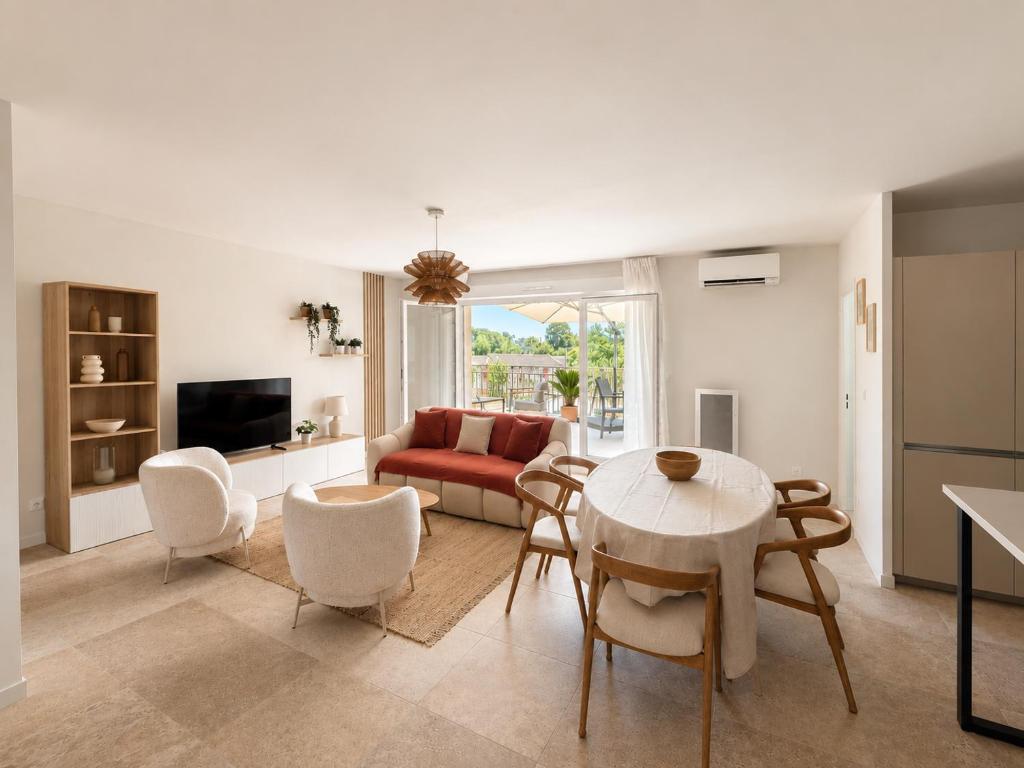 82m2 apartment 6 people terrace air conditioning parking - 2