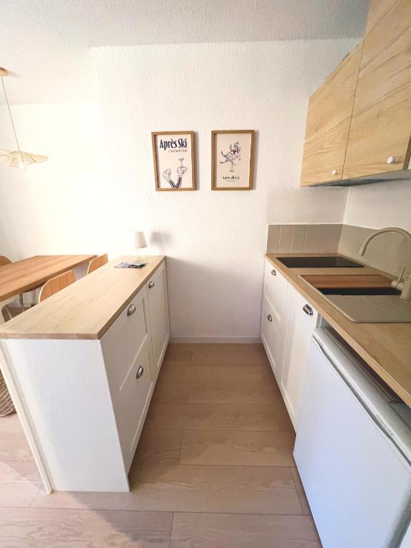 Studio Les Orres 1650 - 4 pers, près des pistes et du centre - Balcon avec vue - 5