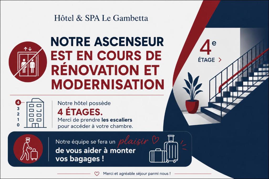 Hôtel & Spa Le Gambetta, Bergerac, Centre ville - 2