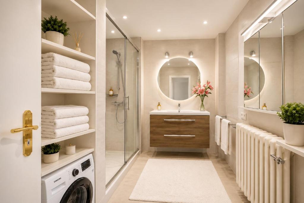 Appartement Climatisé 7mn Centre Ville 95M2 4 Adultes Bébé Garage Sous sol Arrivée Autonome - 5