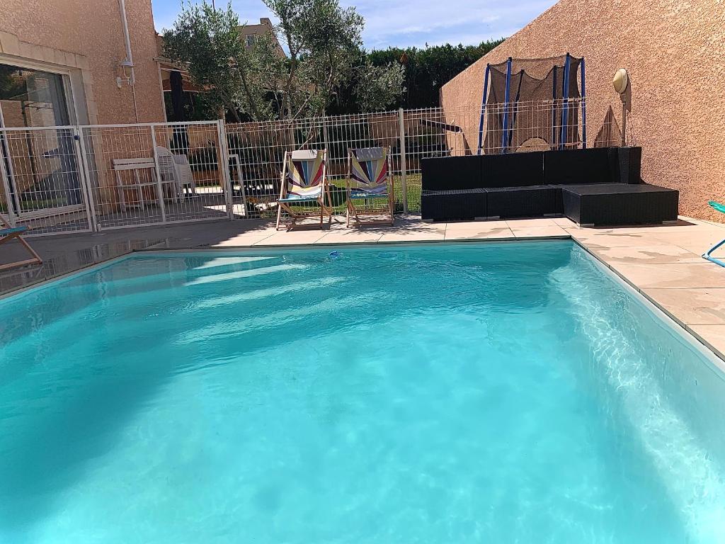 Villa climatisée de l'Etang de THAU avec piscine - 5
