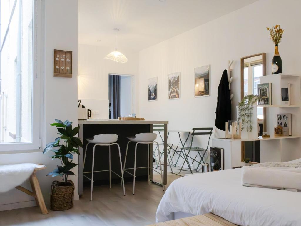 Le cocon, centre Reims, Climatisation, Terrasse - 2