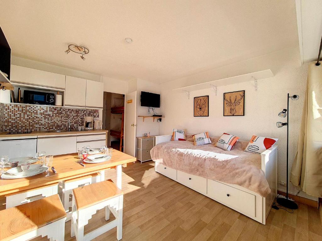 Studio lumineux, ski aux pieds - 4 pers. - FR-1-344-1395 - 1