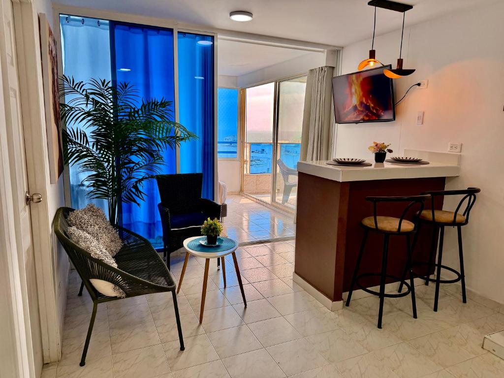 Apartamento hermoso en cartagena el laguito bocagrande con vista al mar - 5