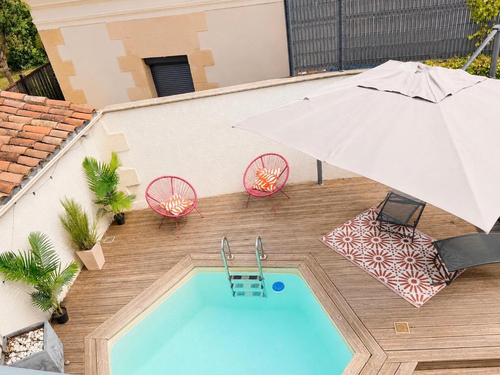 Duplex, hyper-central - piscine privée - garage - 4