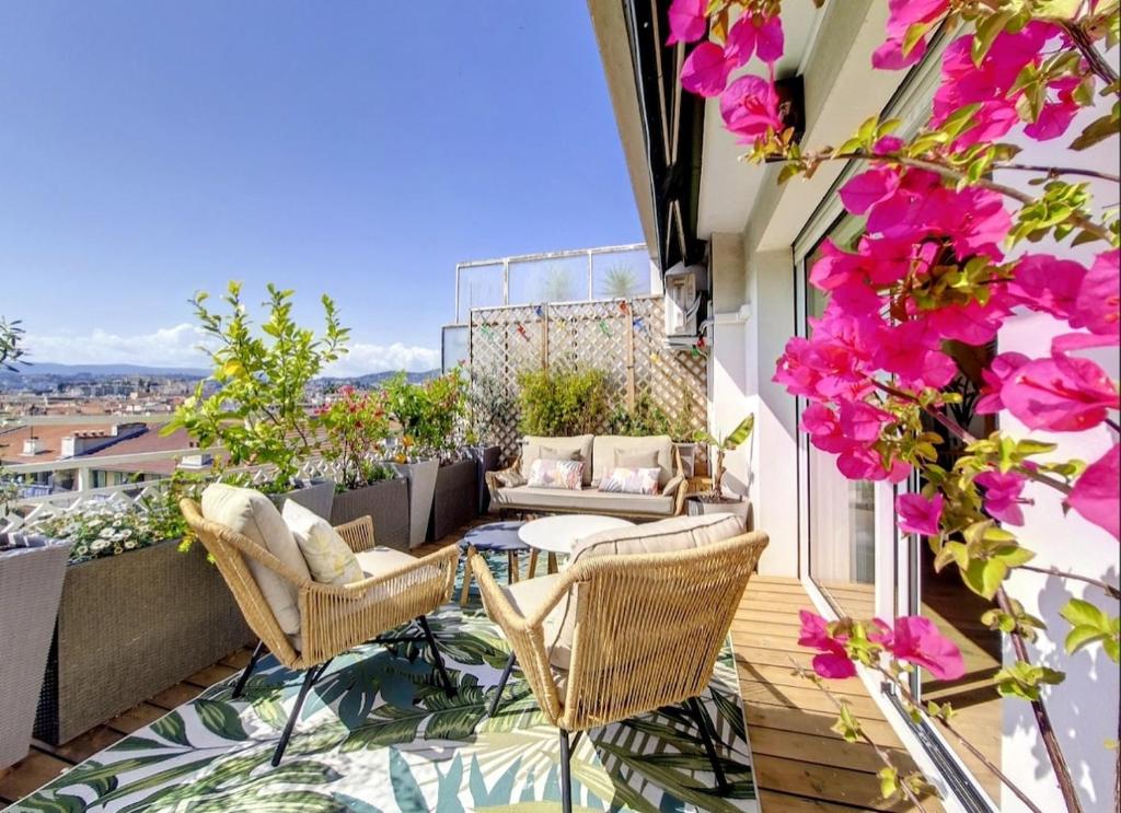 Sun Deck Terrace - Port of Nice with view and air conditioning - 1