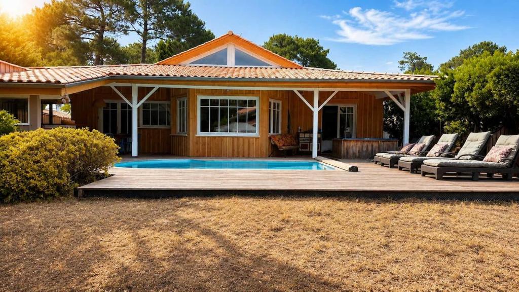 Villa La Chunga avec Piscine chauffée jacuzzi et climatisation - 1