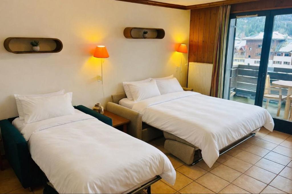 Nice flat with balcony view Mont Blanc Parking - 2