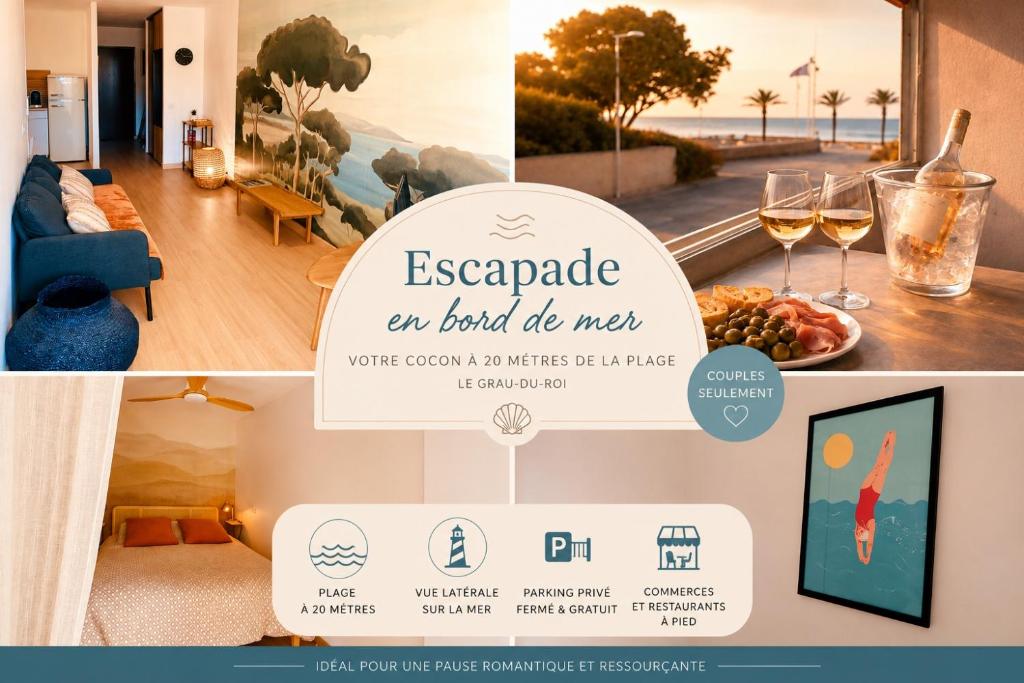 escapade en bord de mer - plage à 20 m - parking privé - 2