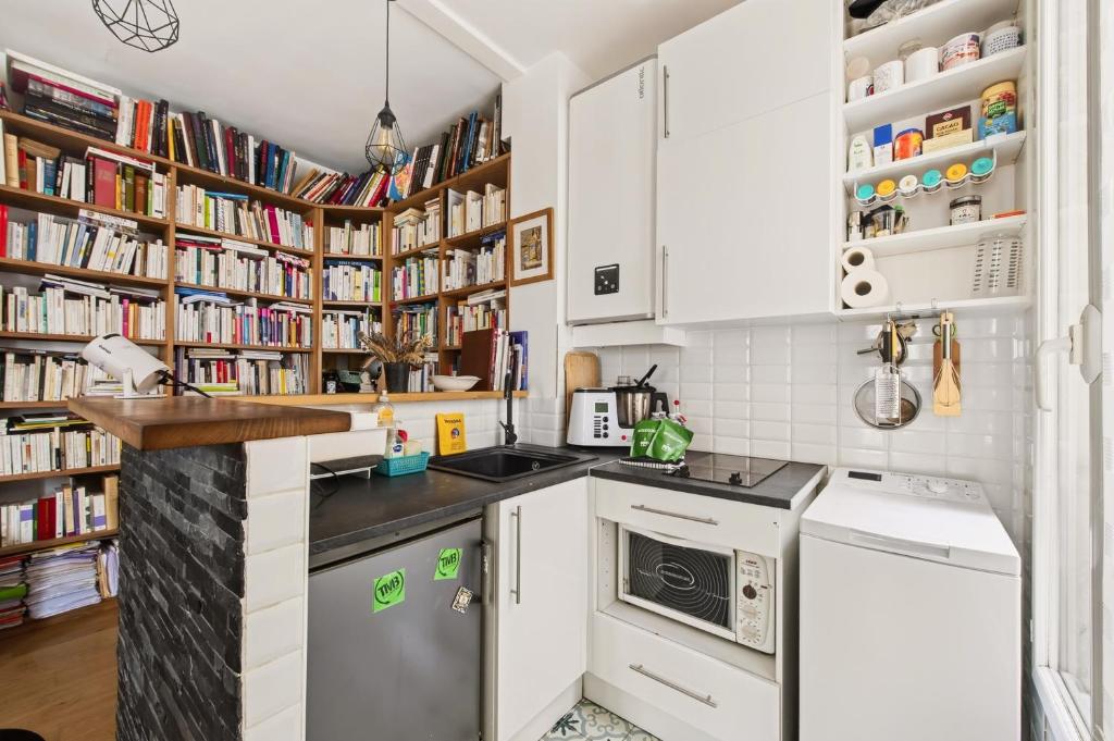 Cozy 1BDR flat - Batignolles district - 5 min to metro - 3