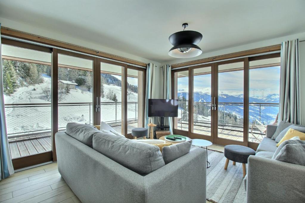 ARC 1600, Résidence Premium LE RIDGE, Appartement 10 personnes Vue Montagne,Ski aux pieds - Sauna, Hammam, Piscine intérieure chauffée, Salle de sport & fitness - 3