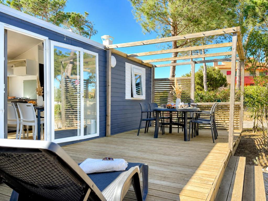 L'Olivier Mobile Home 6 Personnes Camping 4 étoiles Homair La Presquile du Barcarès Piscine et plage à 3 kms - 3