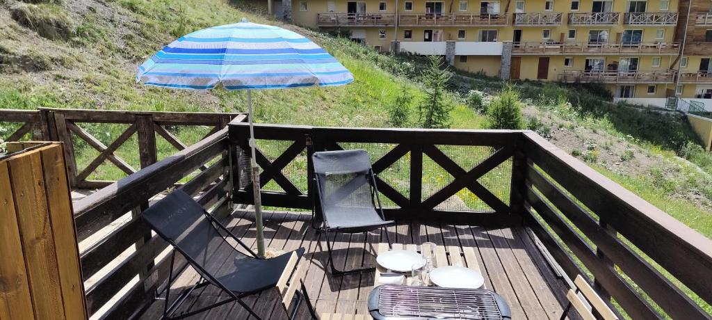 Appartement cosy, La Foux d'Allos 4 personnes avec terrasse - 5