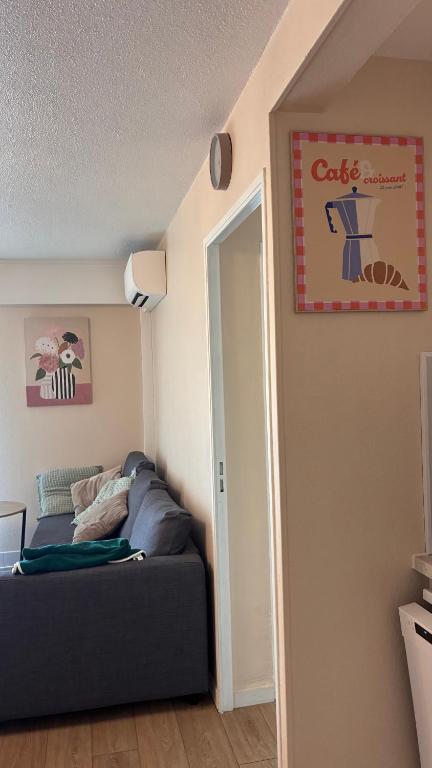 Très joli T2 de 40m2 plage à 300m clim, balcon, garage, Cosy et Tout confort - 5