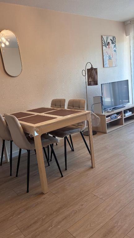 Très joli T2 de 40m2 plage à 300m clim, balcon, garage, Cosy et Tout confort - 4