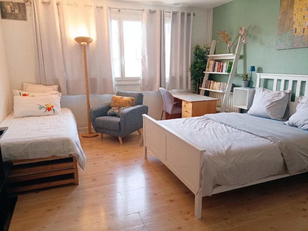 Studio accueillant au cœur de Paris - 30 m² - Tout inclus. - 2