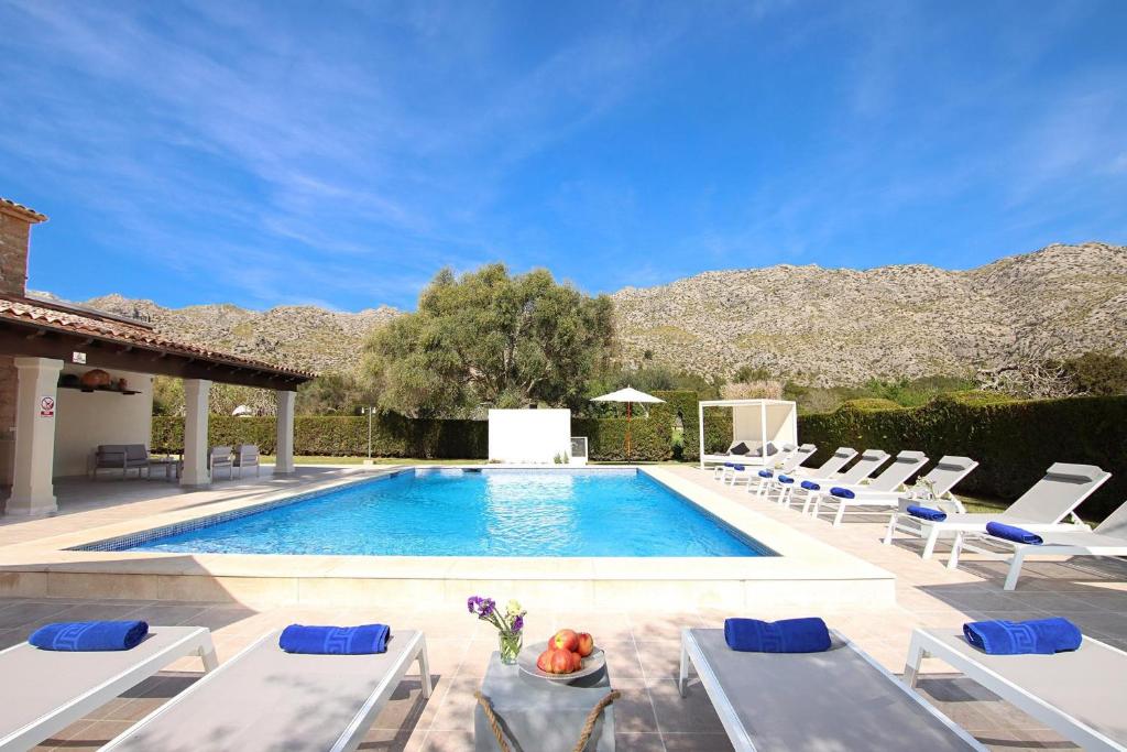 Finca Papa Pollensa Private Pool Games Room Sleeps 12 Mountain Views - 4