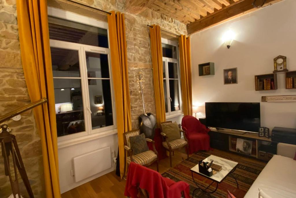 Elegant silk worker's apartment in Croix-Rousse - 1