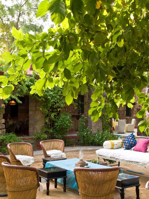 The Mandore - a leafy resort 共用ラウンジ/TVエリア