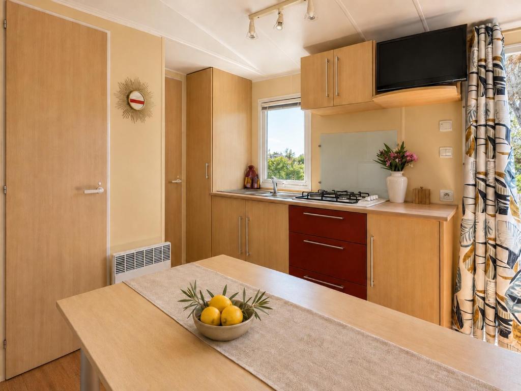 Le Romarin, mobil-home climatisé avec vue sur la mer - 4