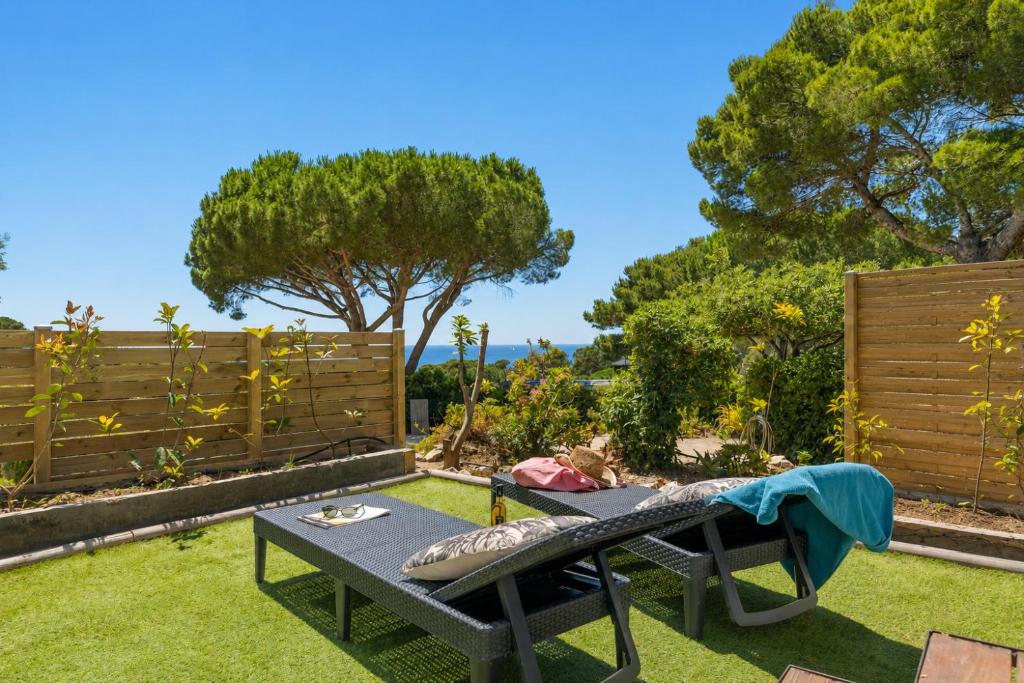Le Photinia, mobil-home climatisé avec vue mer situé au cœur du domaine - 1