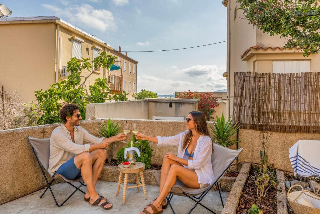 Casa François Appartement rénové à 100 m de la plage de Calvi - 3