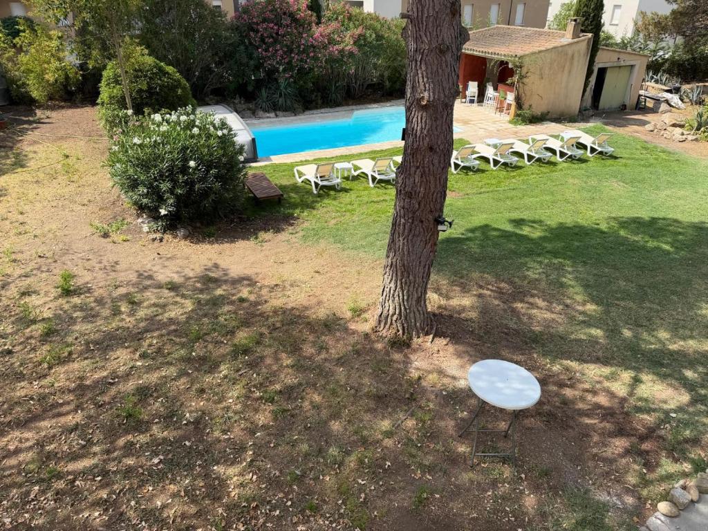 Villa Biterre, piscine et jardin arboré - 1