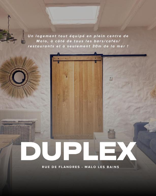 Duplex de charme avec terrasse à 30 m de la plage de Malo - 2