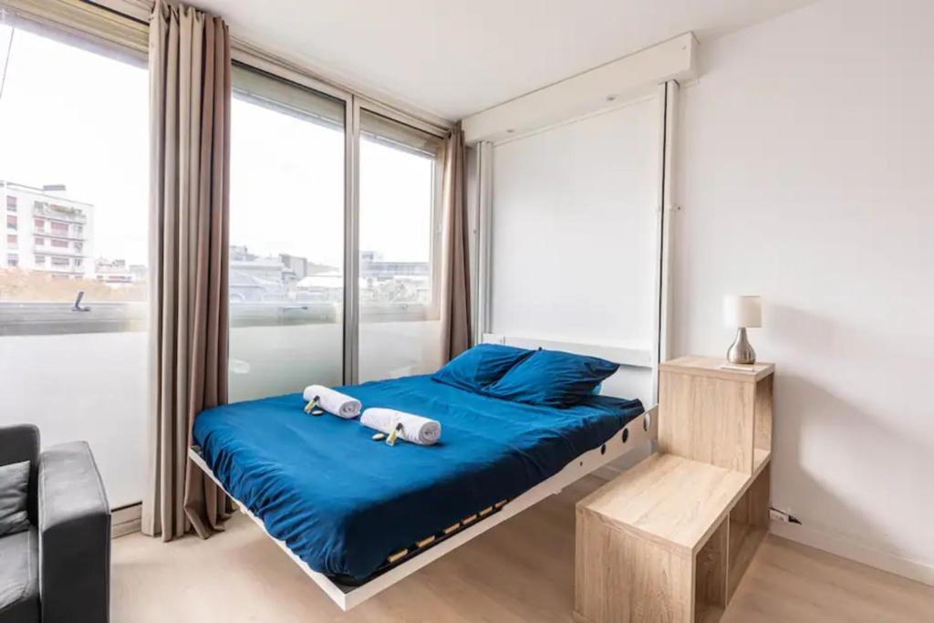 High-Rise Studio Flat w City viewsPorte Dauphine - 3