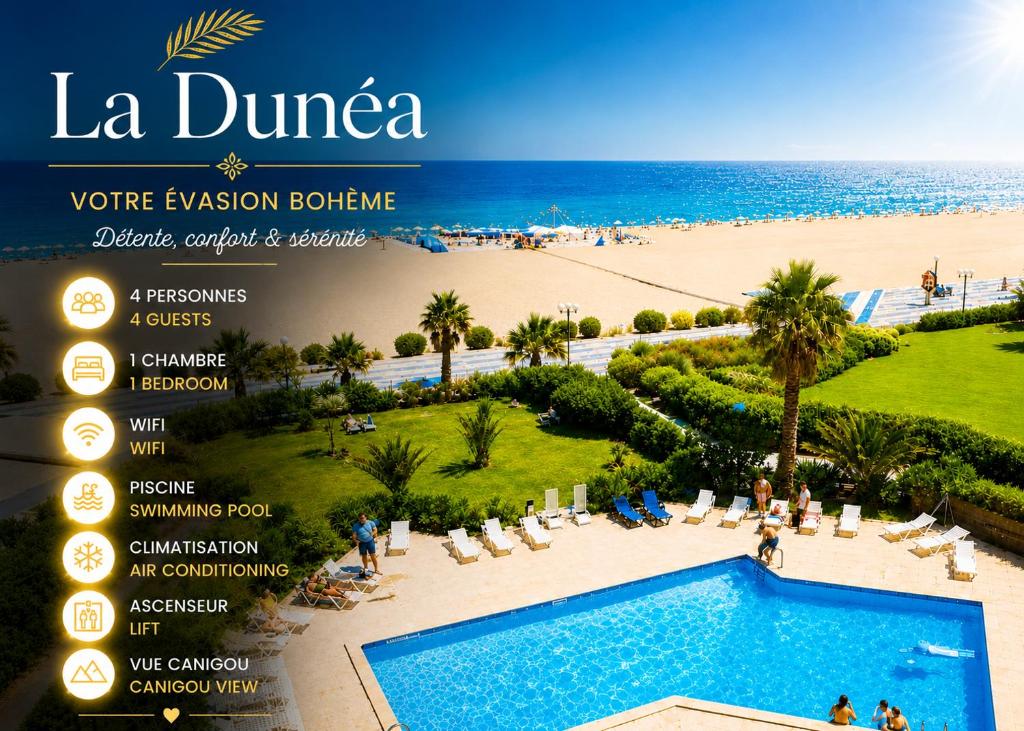 La Dunéa 4 Pers Clim Ascenseur Piscine Mer - 1