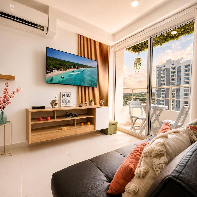 Salinas Dune Apt, Air conditioning, Pool & Sea View - 1