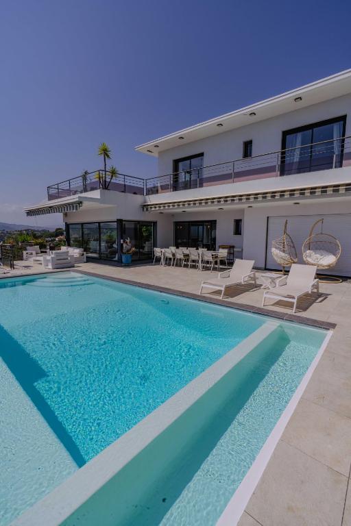 Luxury Villa Cannes Pool Sea View 10 People - 2