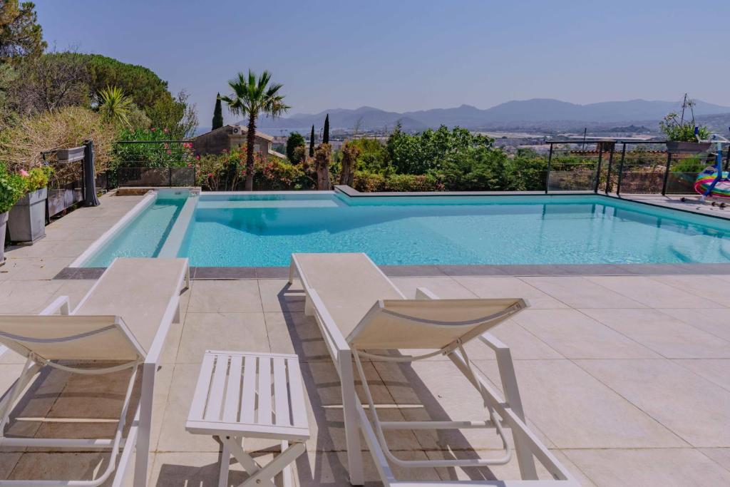 Luxury Villa Cannes Pool Sea View 10 People - 4