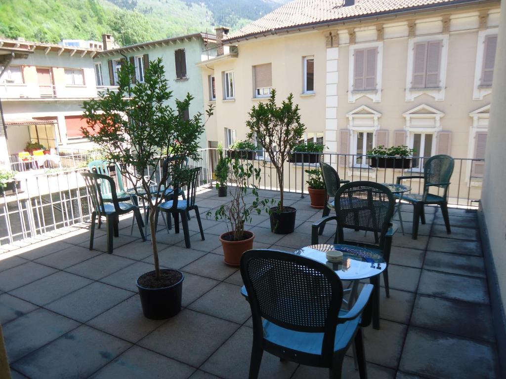 Balcony/terrace, Albergo Faido in Faido
