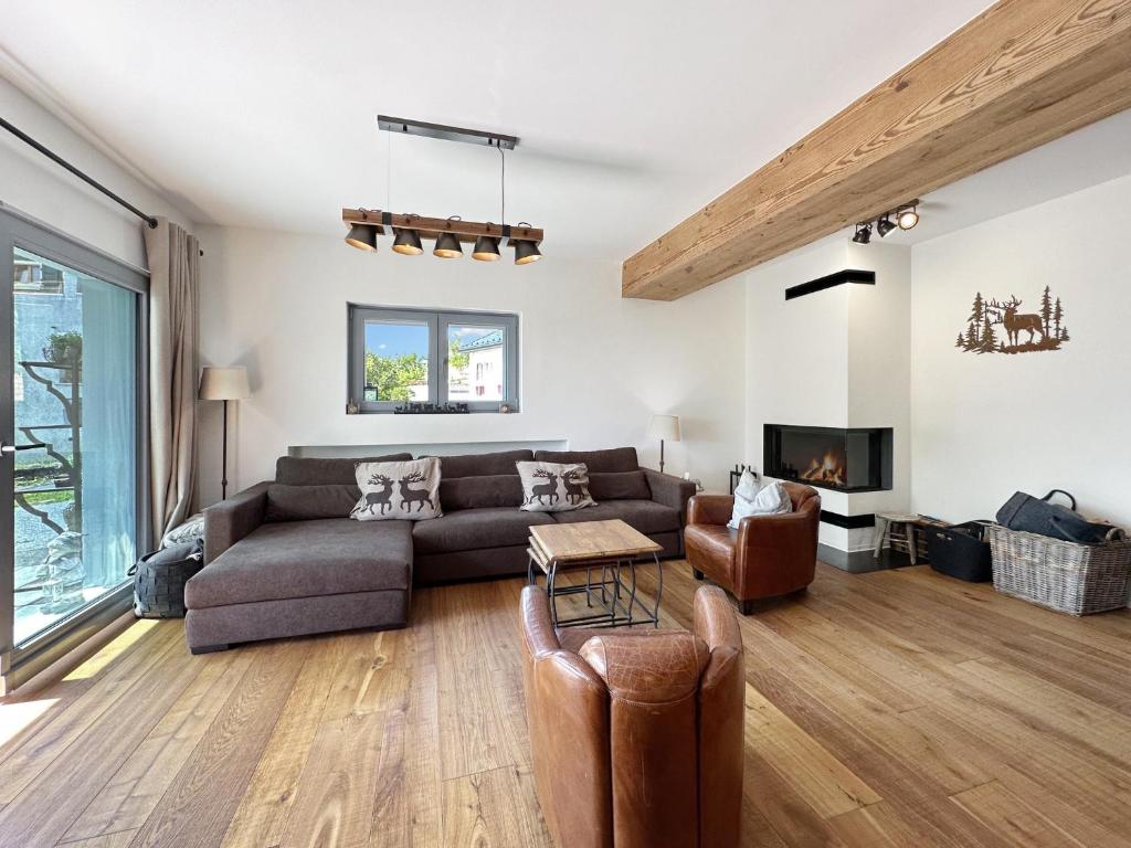 Modern Home for 8 near Crans-Montana - Terrace - Fireplace - 3