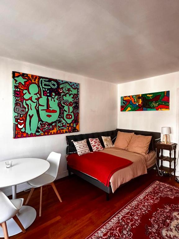 Appartement d'artiste Métro & Terrasse - 1