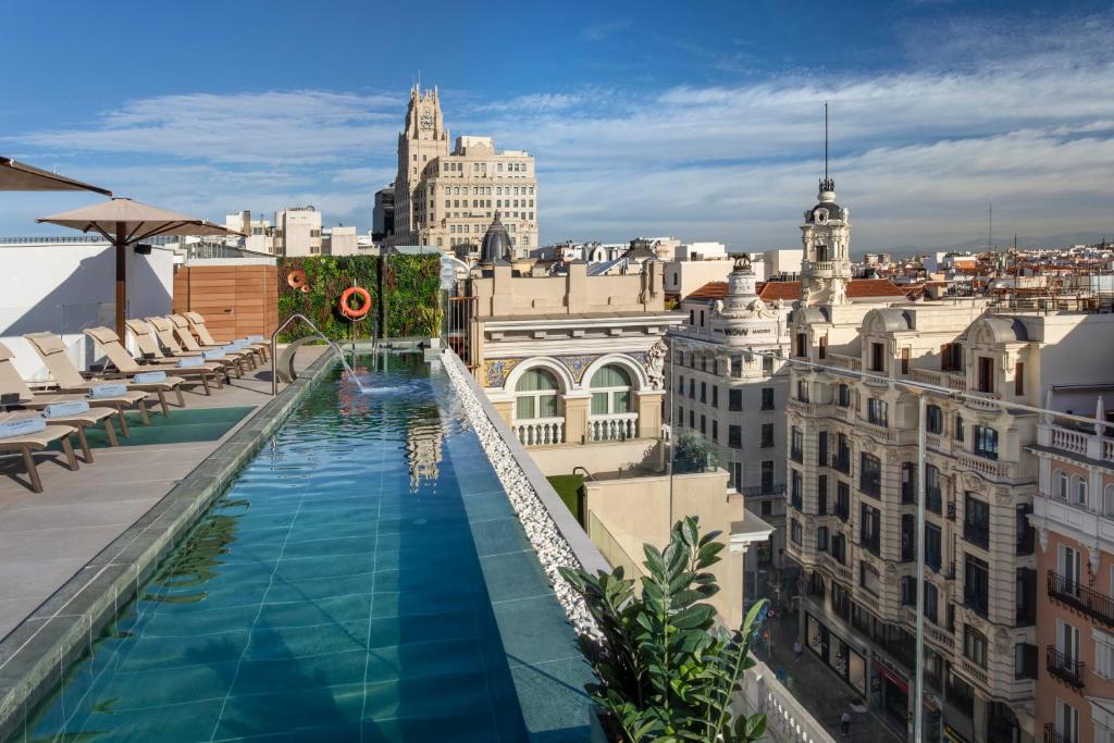 View, Catalonia Gran Via Madrid in Madrid