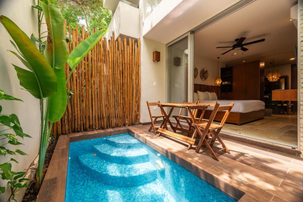 NHOA 106A Lux 2BR Condo Plunge Pool in Aldea Zama - 1