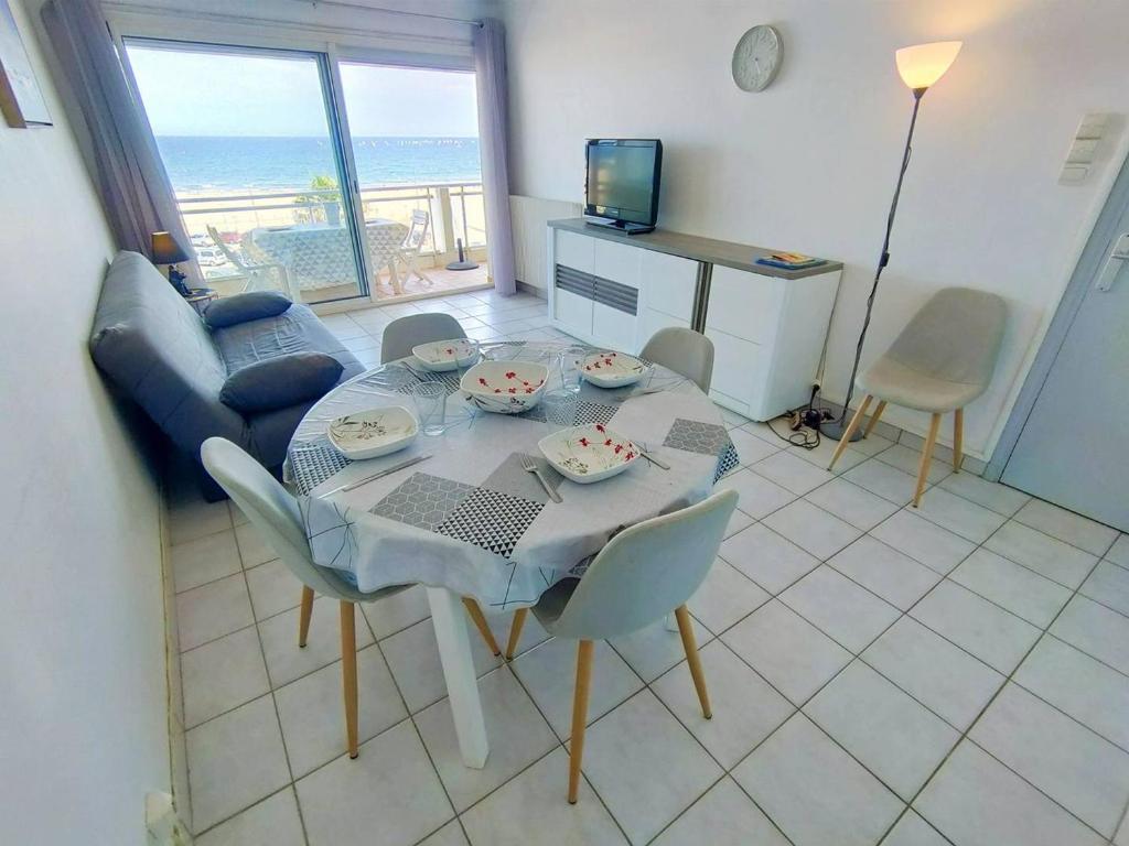 T2 rénové face mer avec balcon au Canet-Plage, 4 pers - FR-1-696-127 - 1
