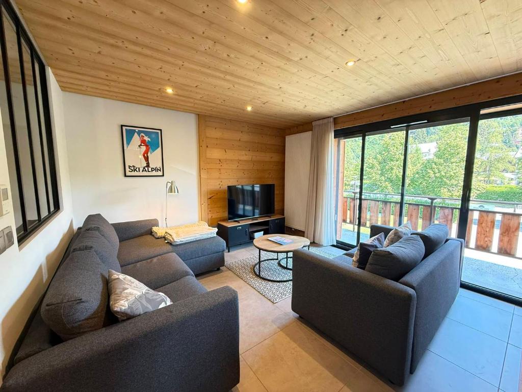 Appartement lumineux, chalet rénové, centre Les Gets, 6 pers, proche pistes, parking - FR-1-598-158 - 4