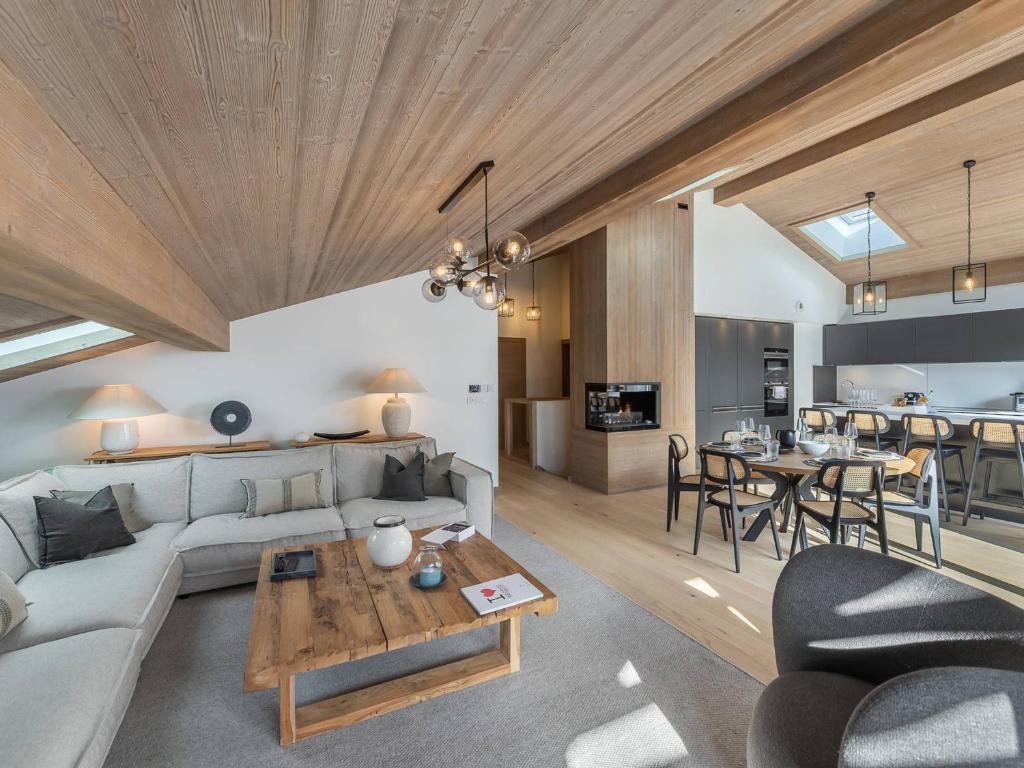 Penthouse lumineux avec piscine à Megève, pour 10 personnes - FR-1-569-68 - 1