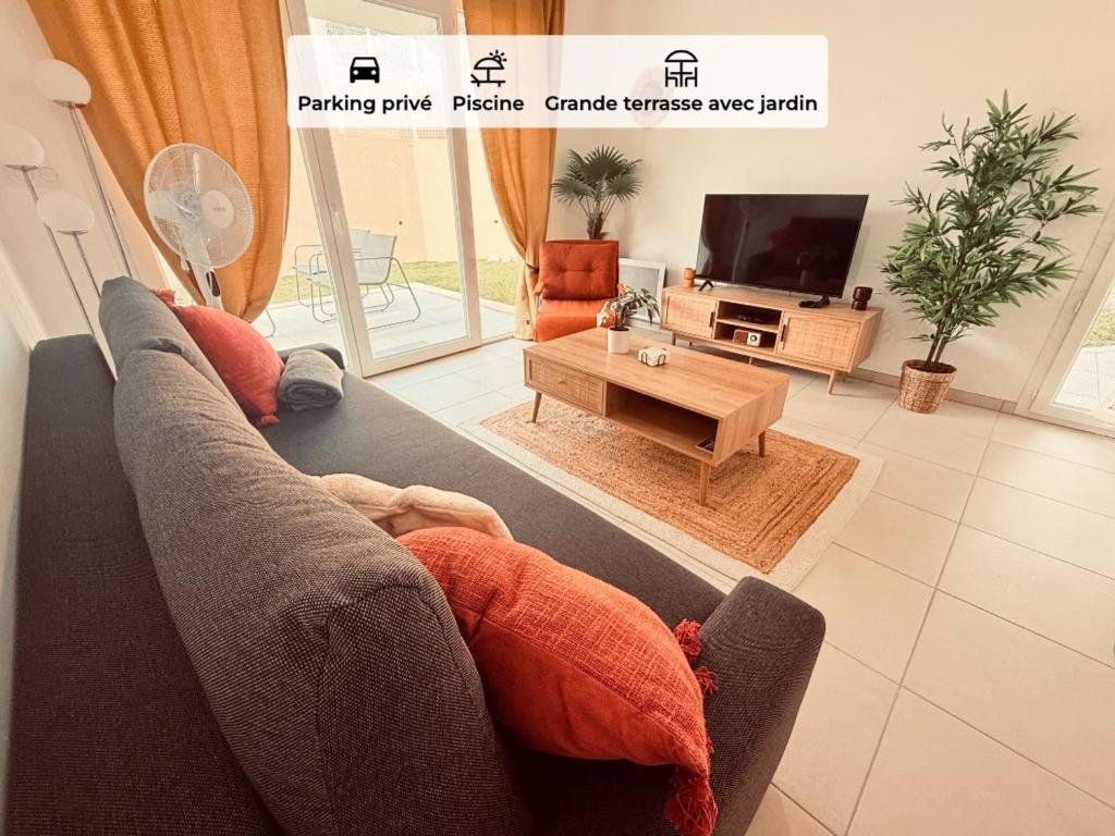 Appartement avec jardin et piscine - 4 pers. - FR-1-900-11 - 1