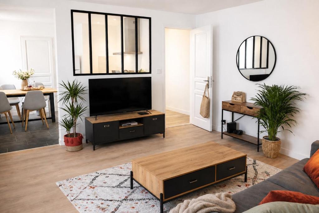 Havre de paix lumineux et cosy au calme proche du centre avec TV et Wifi - 1