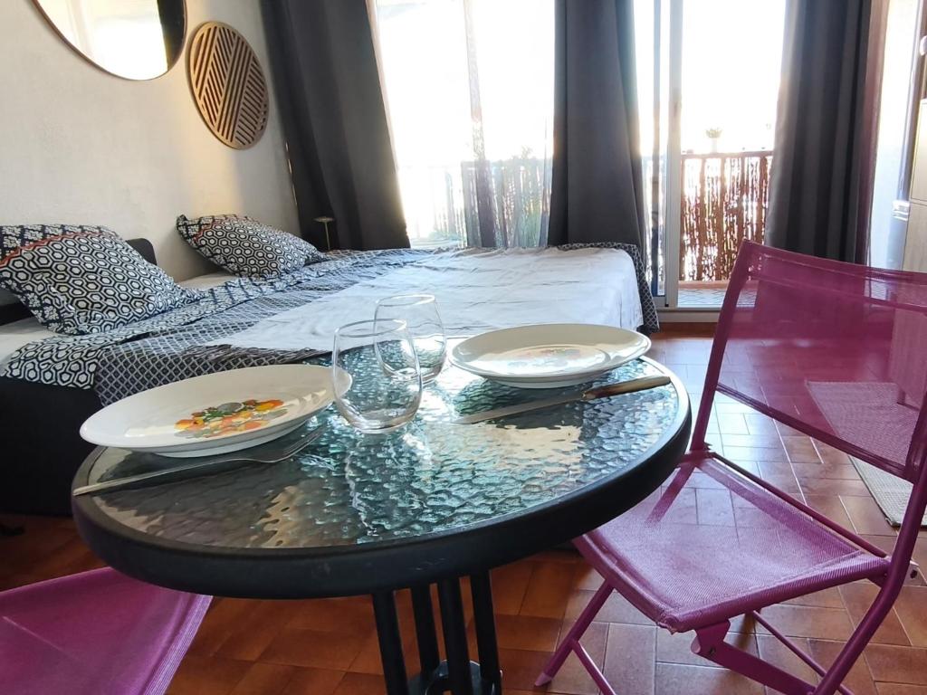 Studio Soleil Bleu Centre Port Plages a pied - 4