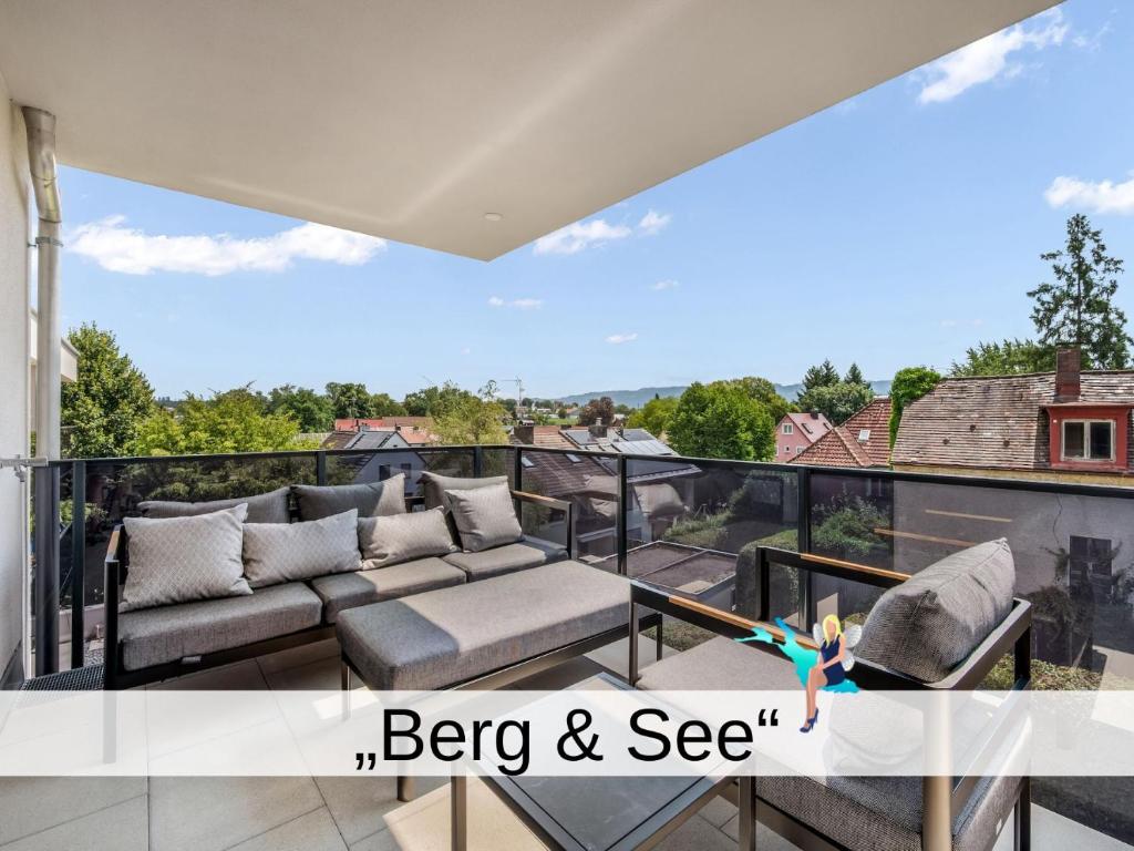 Ferienwohnung Berg und See - moderne Wohnung mit Rundblick am Bodensee genießen - 1